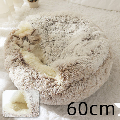 2 In 1 Dog And Cat Winter Bed