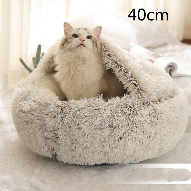 2 In 1 Dog And Cat Winter Bed