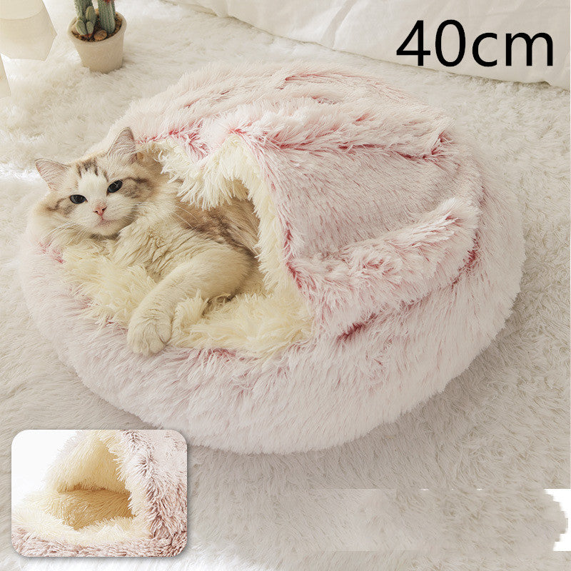 2 In 1 Dog And Cat Winter Bed