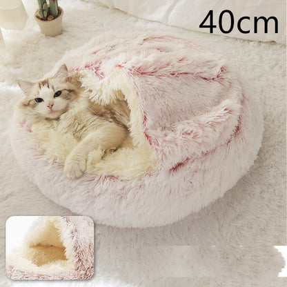 2 In 1 Dog And Cat Winter Bed