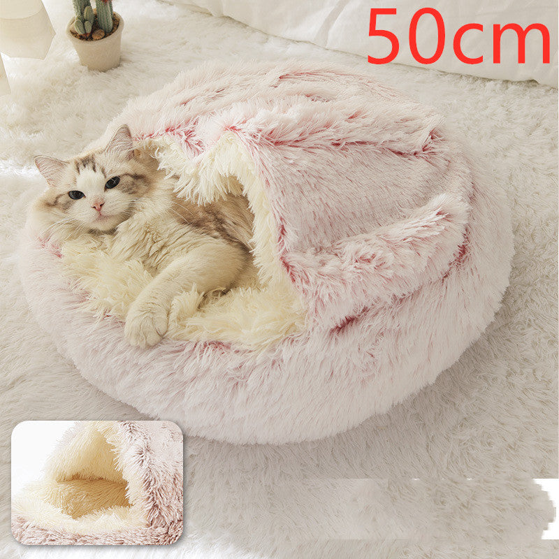 2 In 1 Dog And Cat Winter Bed