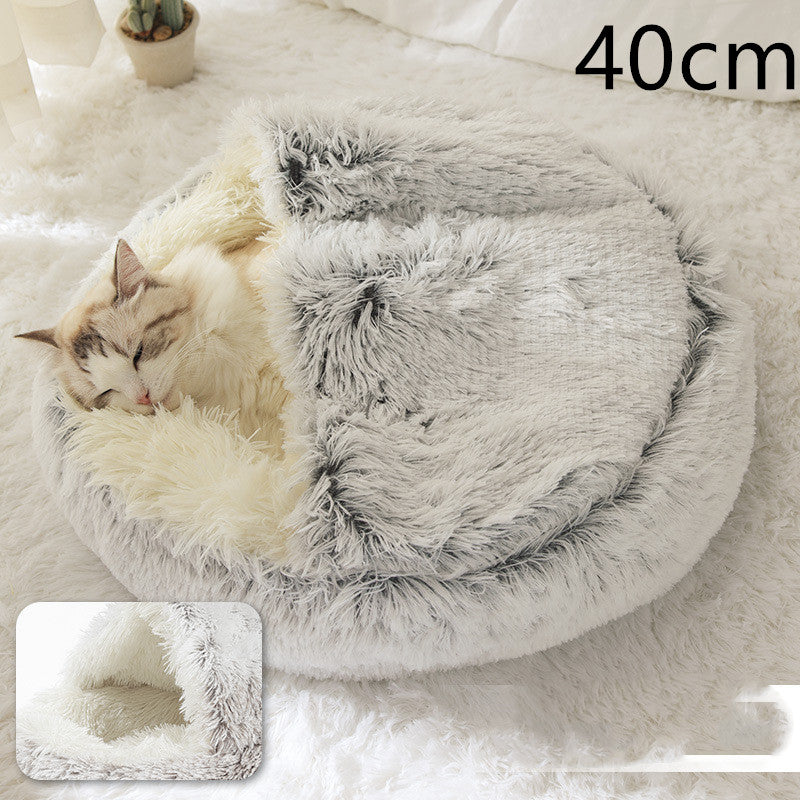 2 In 1 Dog And Cat Winter Bed