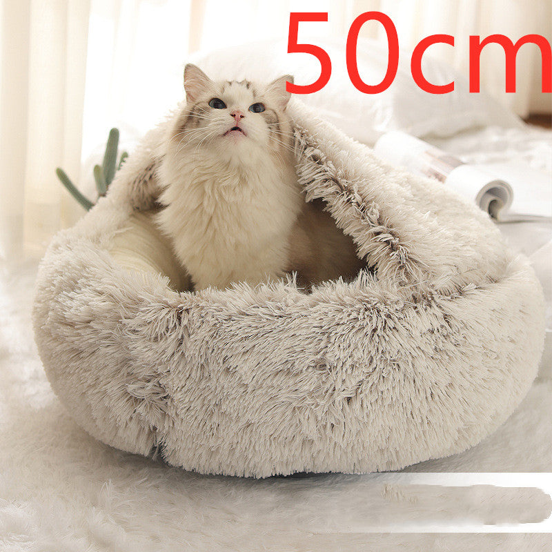 2 In 1 Dog And Cat Winter Bed