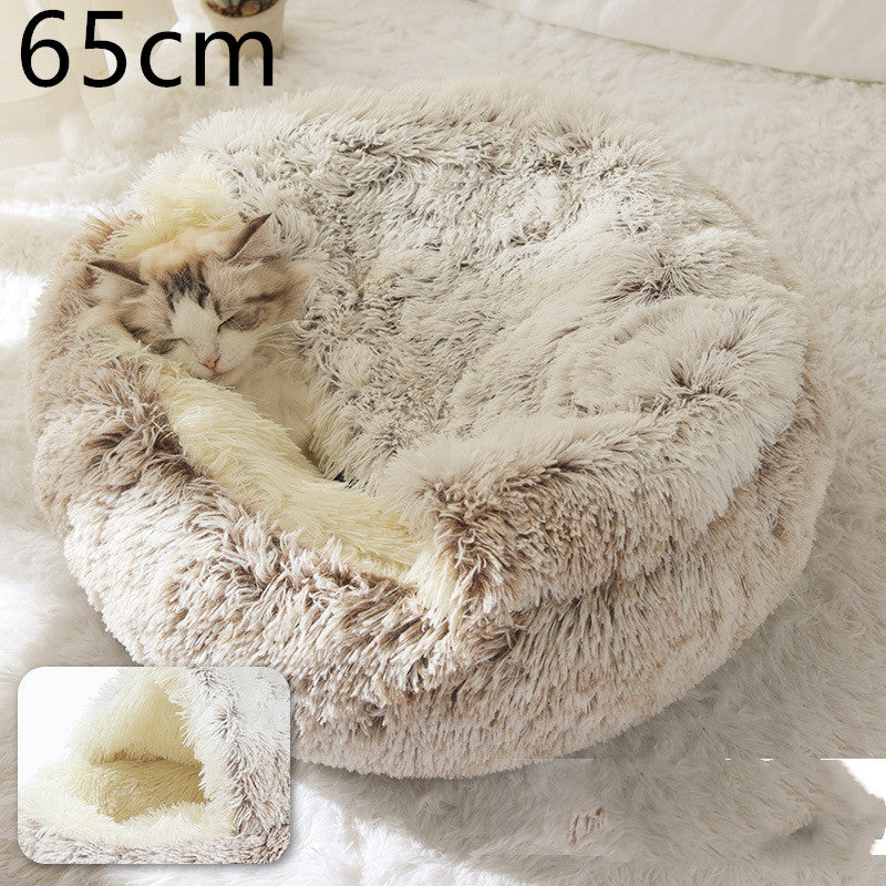 2 In 1 Dog And Cat Winter Bed