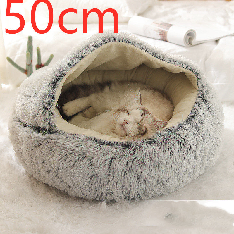 2 In 1 Dog And Cat Winter Bed