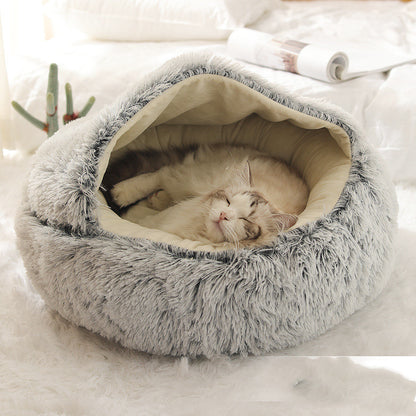 2 In 1 Dog And Cat Winter Bed