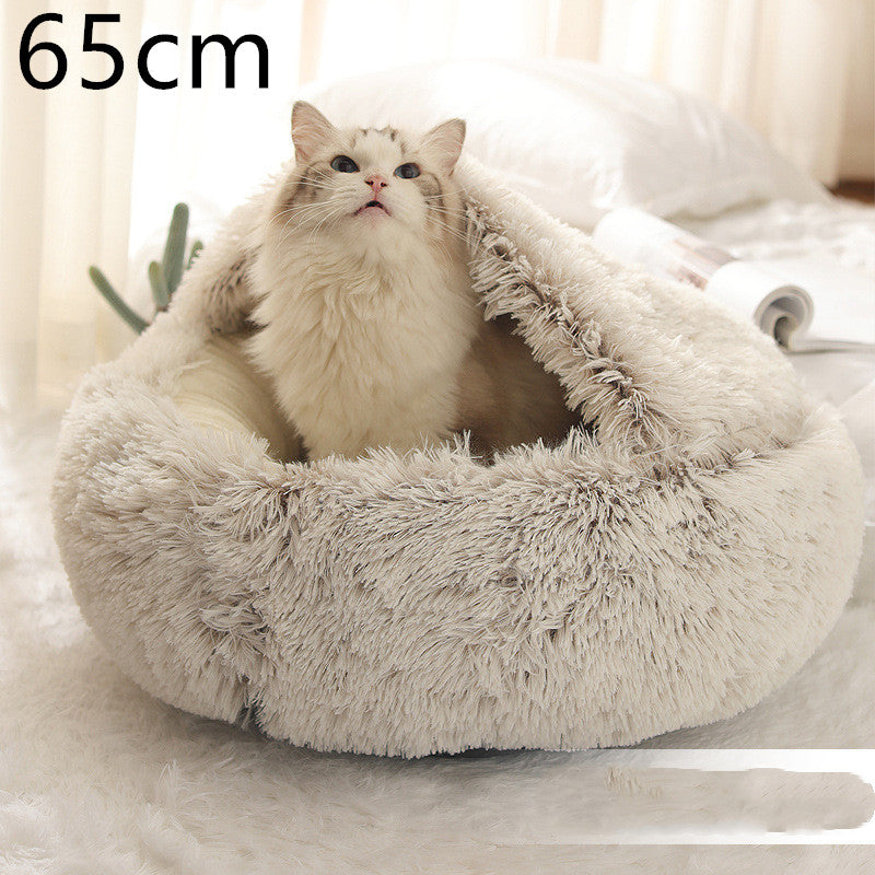 2 In 1 Dog And Cat Winter Bed