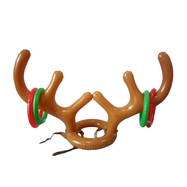 Inflatable Reindeer Antler Hat