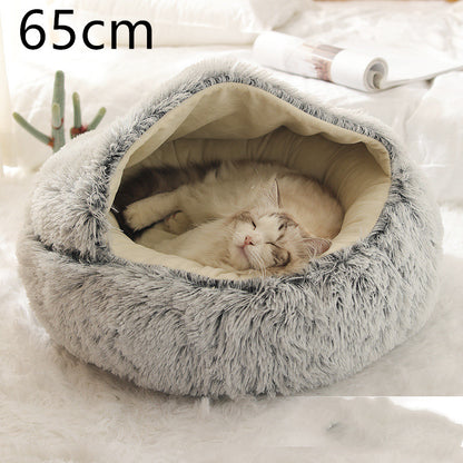 2 In 1 Dog And Cat Winter Bed