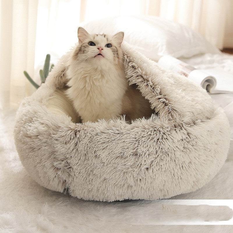 2 In 1 Dog And Cat Winter Bed