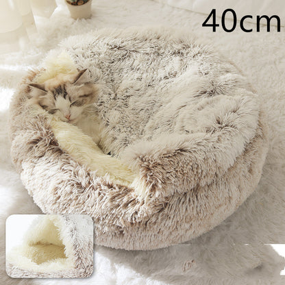 2 In 1 Dog And Cat Winter Bed