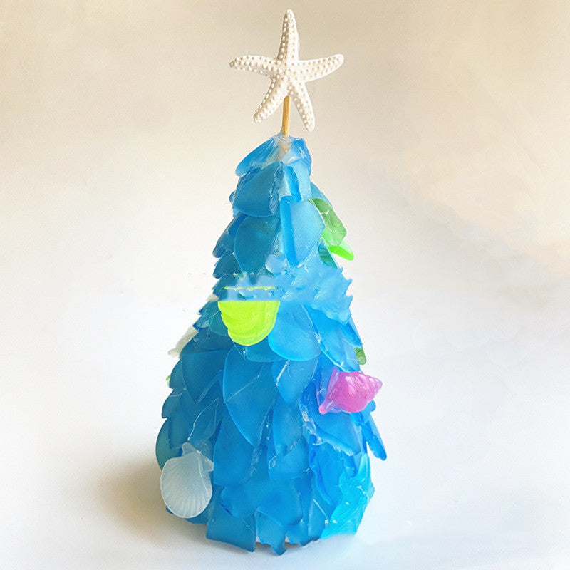 DIY Blue Christmas Tree