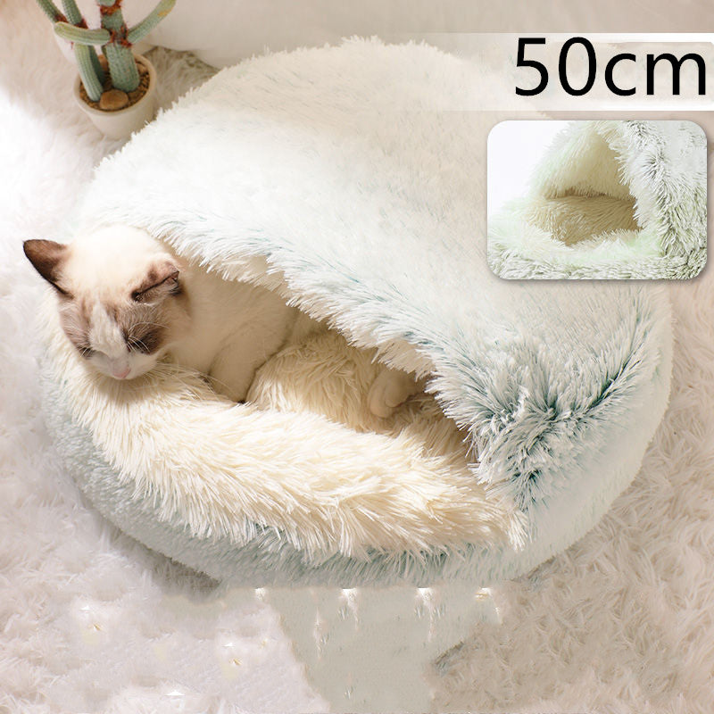 2 In 1 Dog And Cat Winter Bed