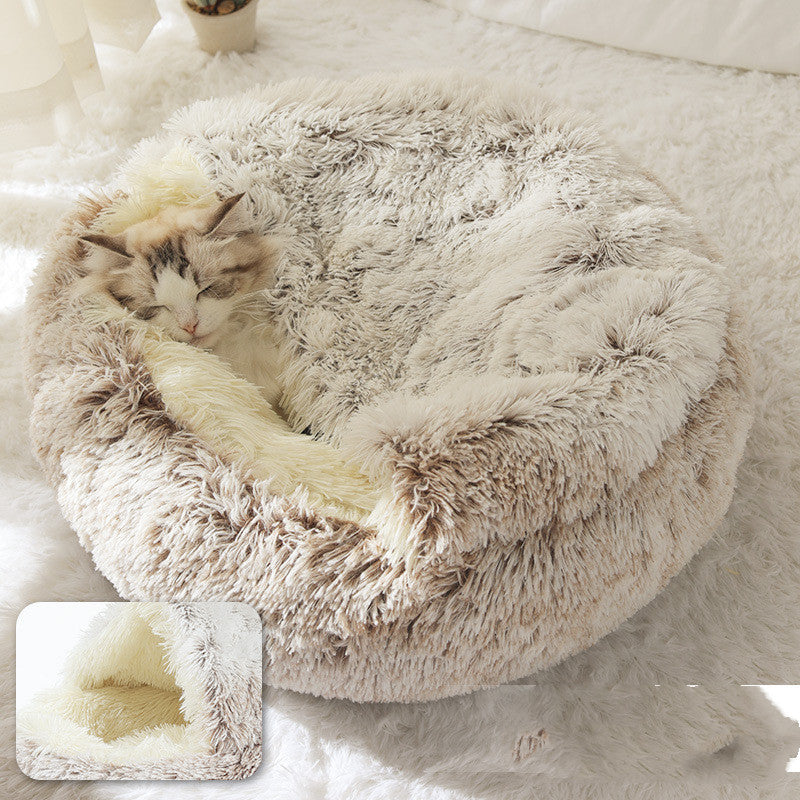 2 In 1 Dog And Cat Winter Bed