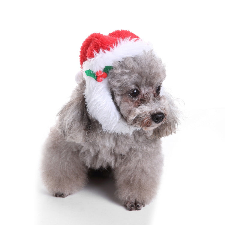 Pet Christmas Hat Bib