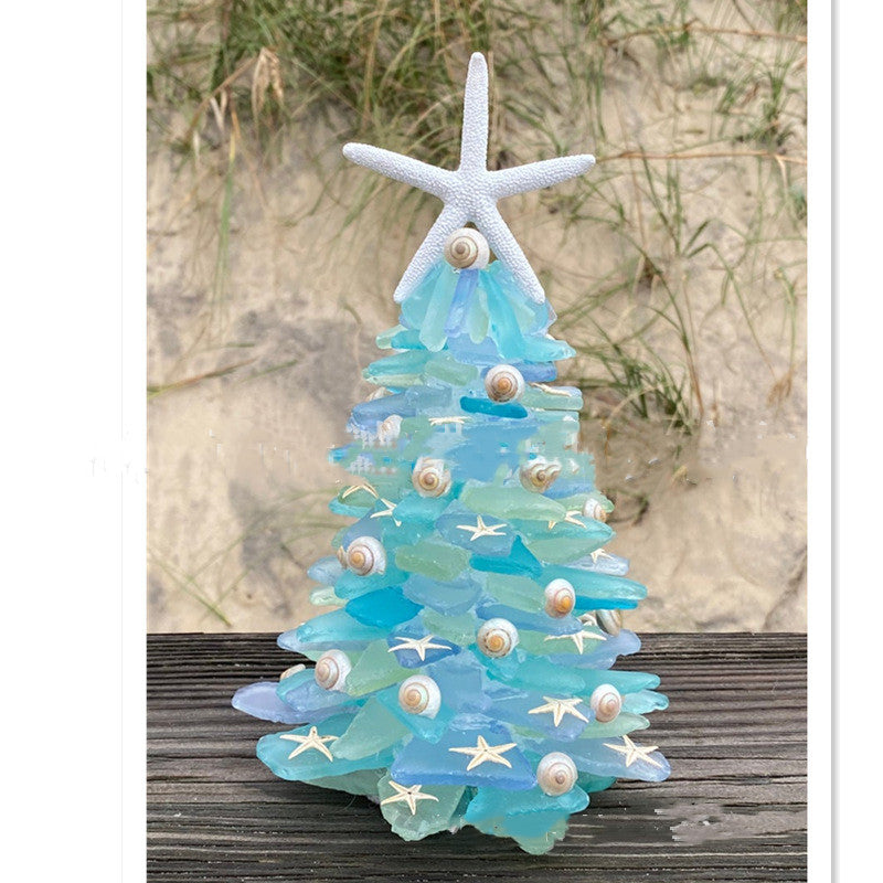 DIY Blue Christmas Tree