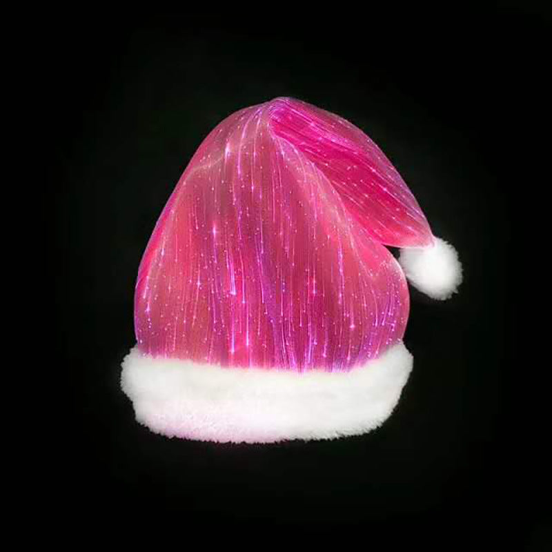 Glowing Colorful Christmas Hat