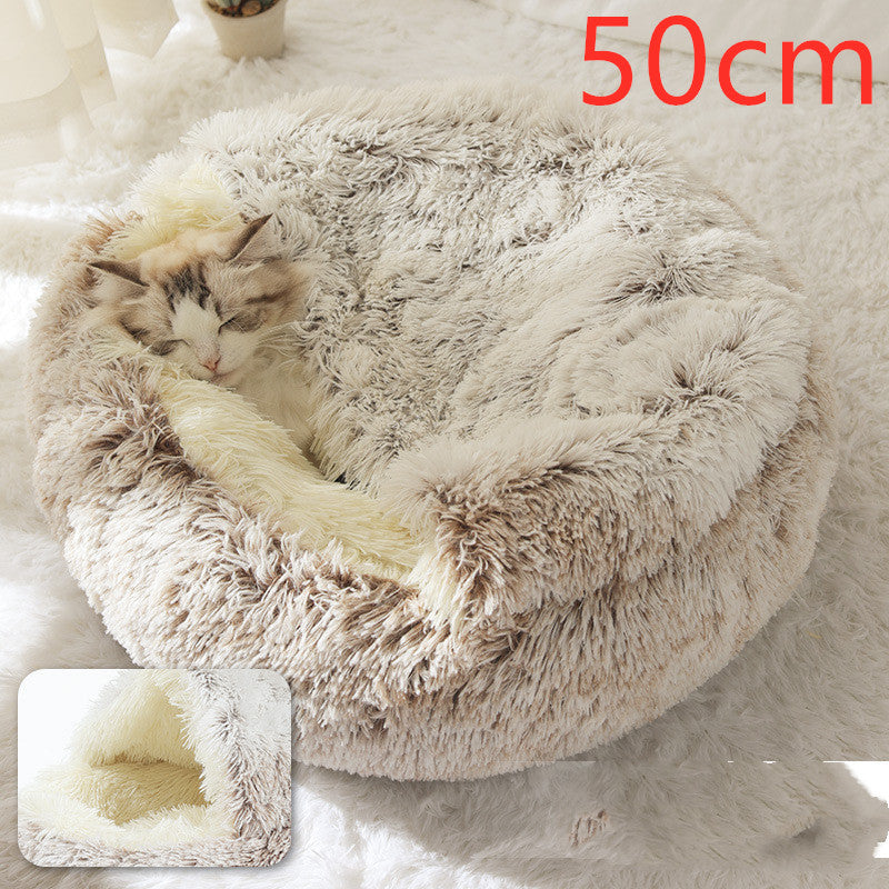 2 In 1 Dog And Cat Winter Bed