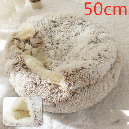 2 In 1 Dog And Cat Winter Bed