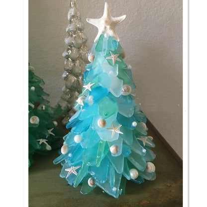 DIY Blue Christmas Tree