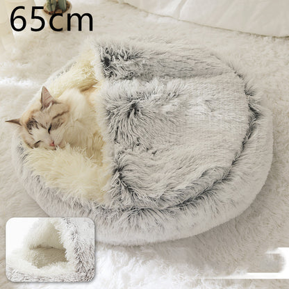 2 In 1 Dog And Cat Winter Bed