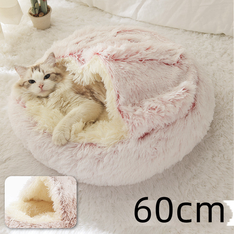 2 In 1 Dog And Cat Winter Bed