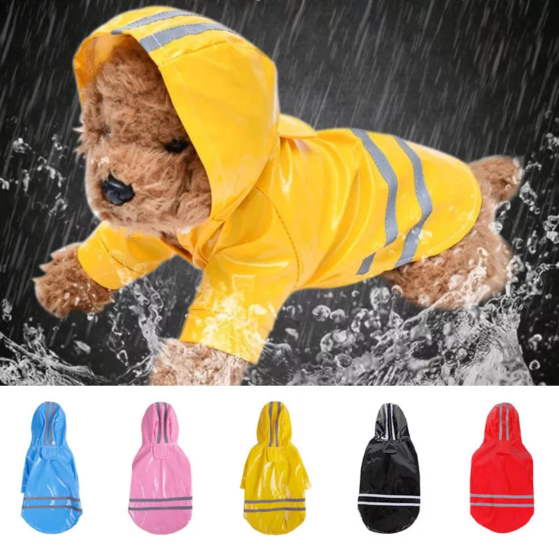 Dog Hooded Raincoats