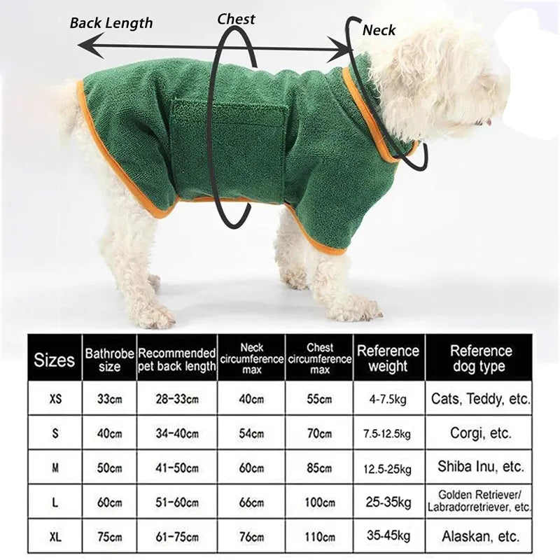 Pet Drying Coat