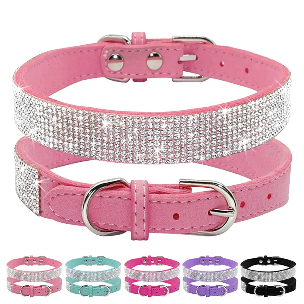 Crystal Glitter Dog Collar