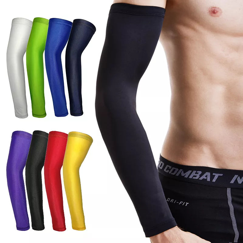 1Pair Breathable Quick Dry UV Protection Running Arm Sleeves