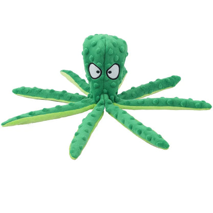 Octopus Soft Shell Plush Dog Toy