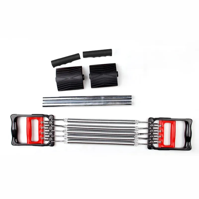 Spring Chest Developer; Stainless Steel Resistance Bands