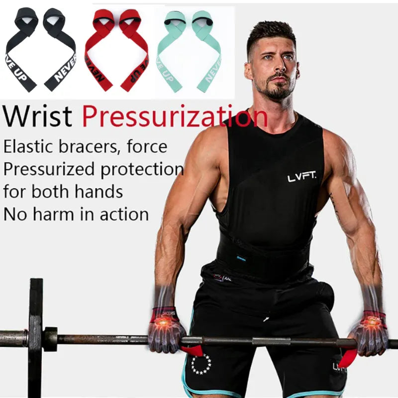 Fitness Weight Lifting Wrist Straps; Braces for Weightlifting