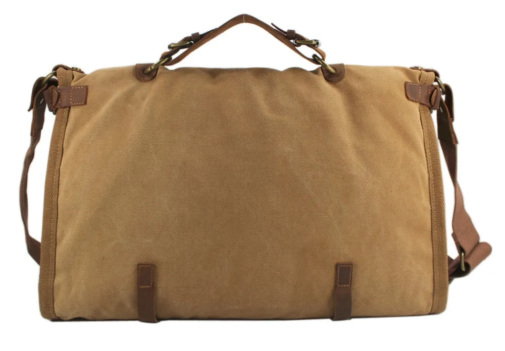 Vintage Retro Military Canvas Travel/Business Duffle Bag