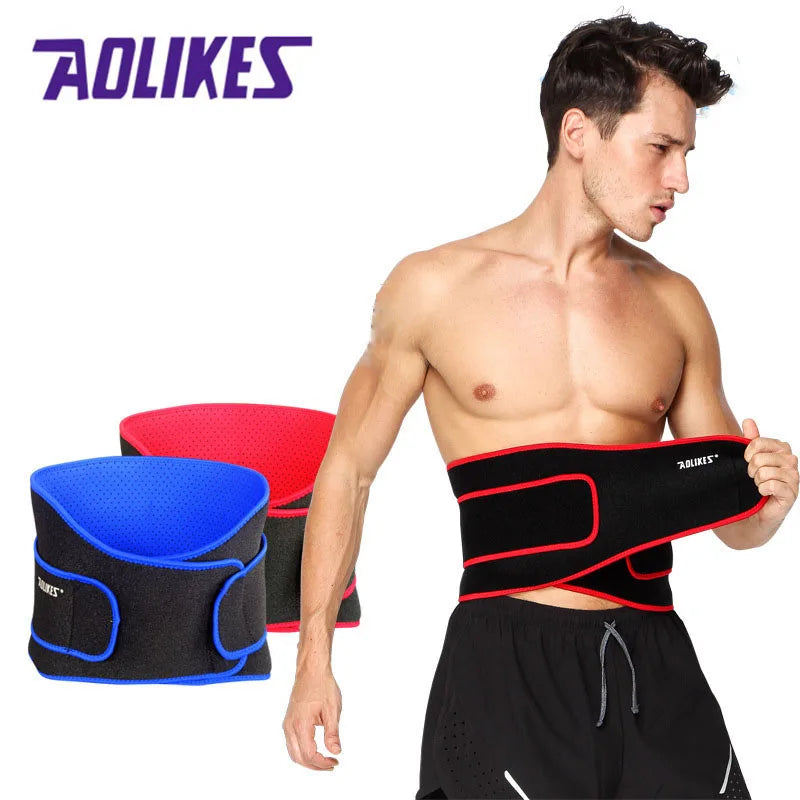 High Elastic Waterproof Belt; Adjustable Waist Support Brace