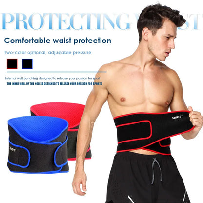 High Elastic Waterproof Belt; Adjustable Waist Support Brace