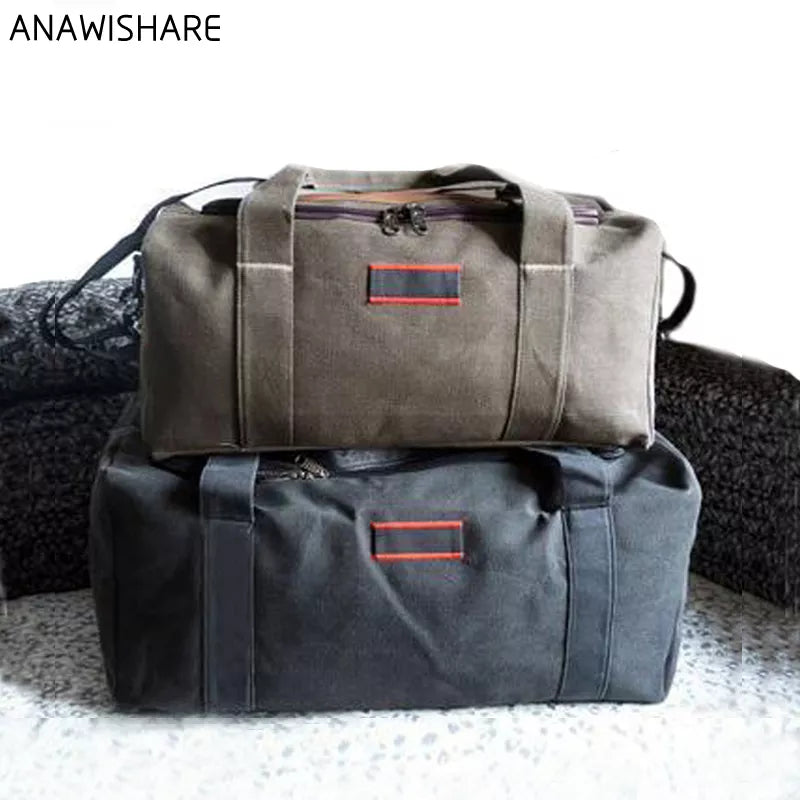 Travel Bag; Large Capacity; Luggage, Travel Duffle Bag; Canvas, Waterproof