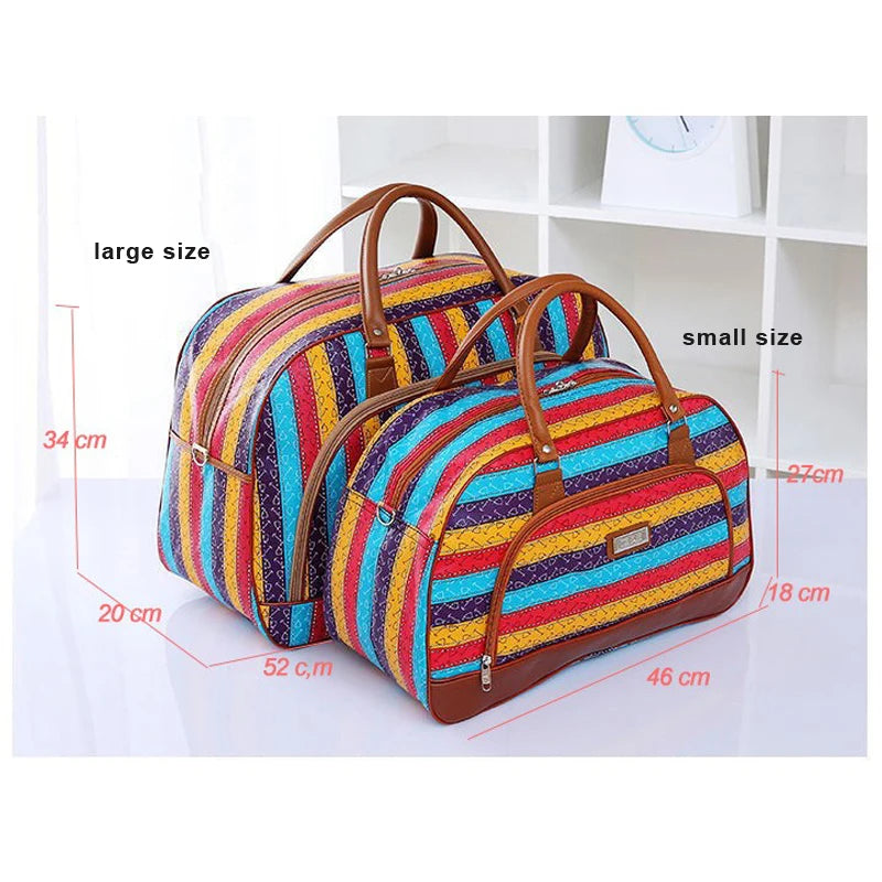 Travel Bag; 2022 Fashion; Pu Leather; Large Capacity Waterproof Duffle Bag; Casual Travel Bags