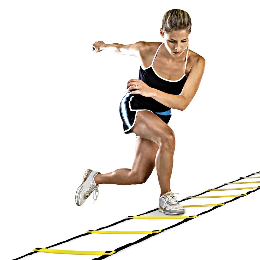 5/8/10/11 Rung Nylon Strap Agility Training Ladder for Gym, Sports Speed Training