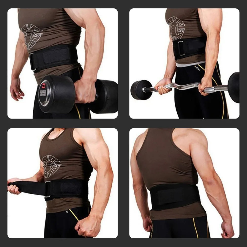 Gym Weightlifting Belt; Bodybuilding, Powerlifting, Lumbar Support, Dumbell Workout, Sports