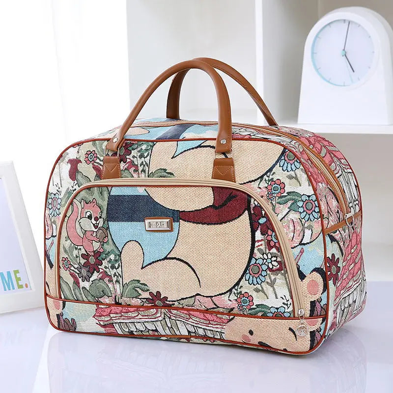 Travel Bag; 2022 Fashion; Pu Leather; Large Capacity Waterproof Duffle Bag; Casual Travel Bags