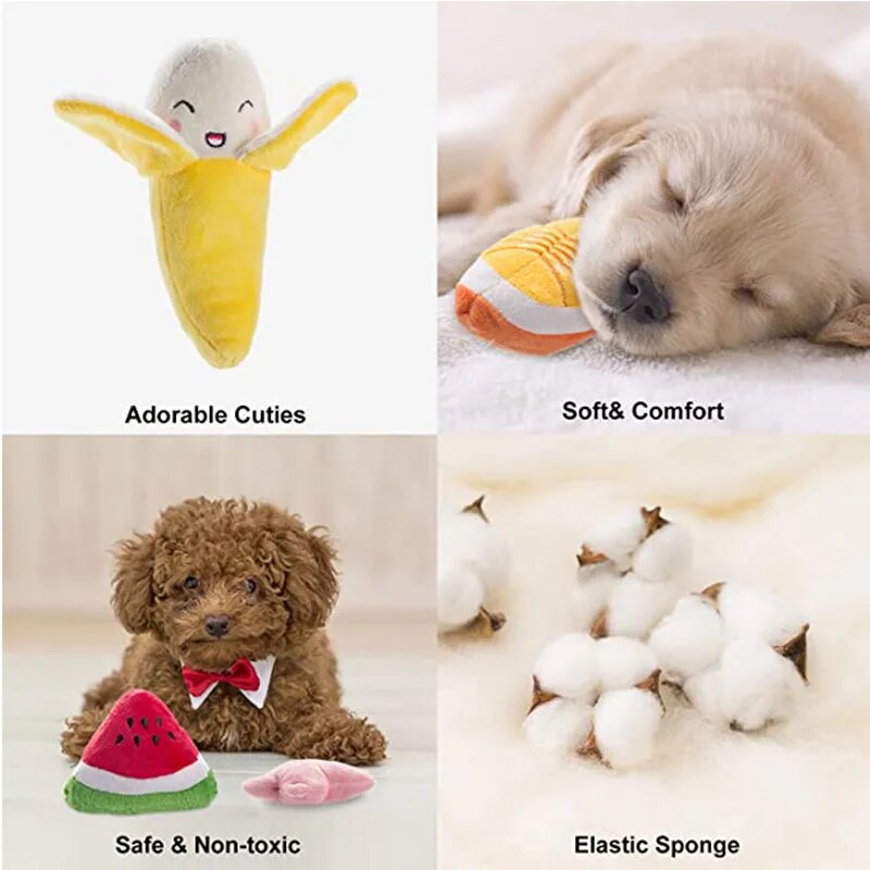 Puppy Plush Squeaky Toys