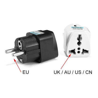 1 Piece Universal European Plug Adapter; International AU, UK, US To EU (Euro) Travel Adapter Electrical Plug Converter Power Socket