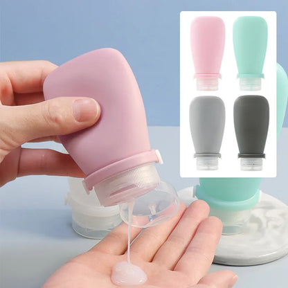 30/60/90ml Portable Silicone Travel Refillable Bottle; Shampoo, Body Wash, Lotion, Etc.