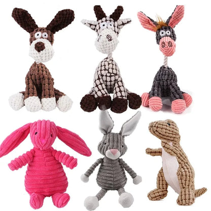 Plush Corduroy Dog Toys