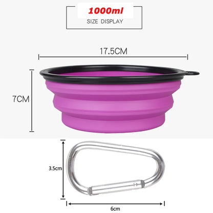 Collapsible Silicone Pet Bowl