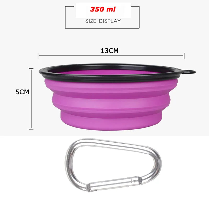 Collapsible Silicone Pet Bowl