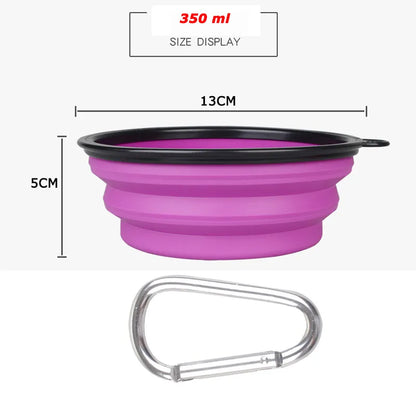 Collapsible Silicone Pet Bowl