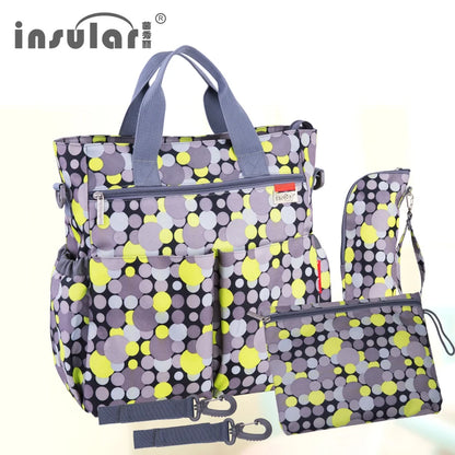 Fashion Baby Diaper Bag; Multifunctional Nursing Bag; Waterproof; Travel; Stroller Bag