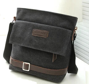 Leisure Shoulder Bag; Canvas; Crossbody Messenger Bag